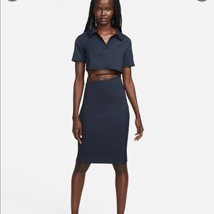 Nike x Jacquemus Navy Polo Dress